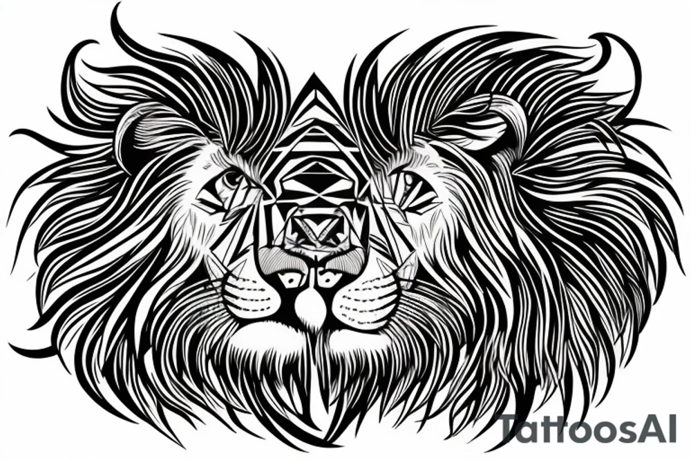 Lion tattoo idea