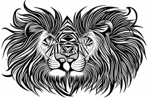 Lion tattoo idea
