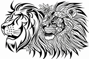 Lion tattoo idea