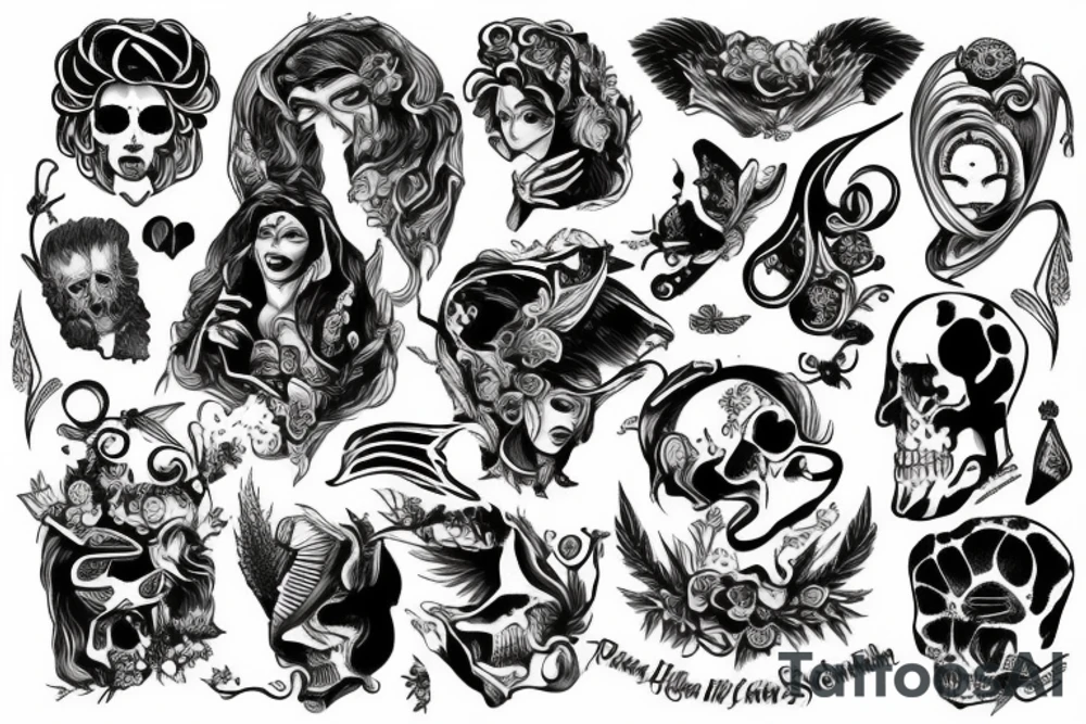 Heaven and he’ll tattoo idea