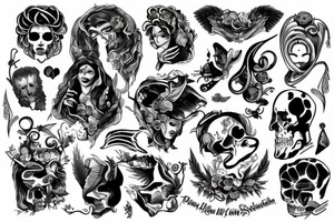 Heaven and he’ll tattoo idea