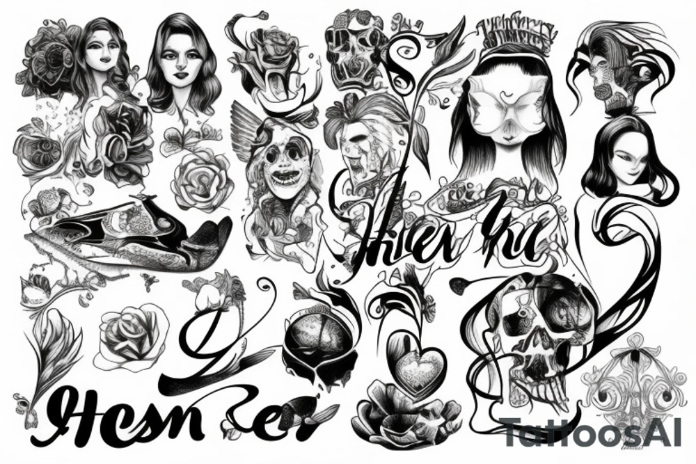Heaven and he’ll tattoo idea