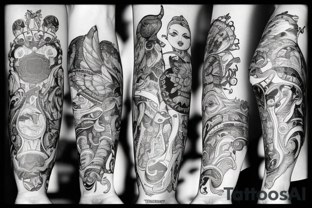 Воин дождь смелость свобода tattoo idea