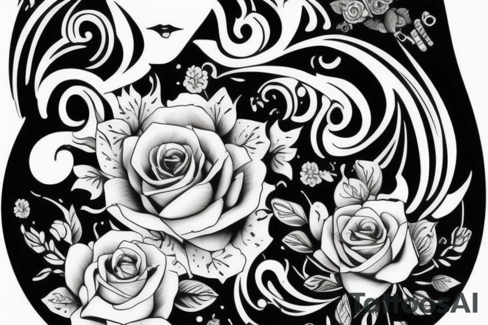 Воин дождь смелость свобода tattoo idea