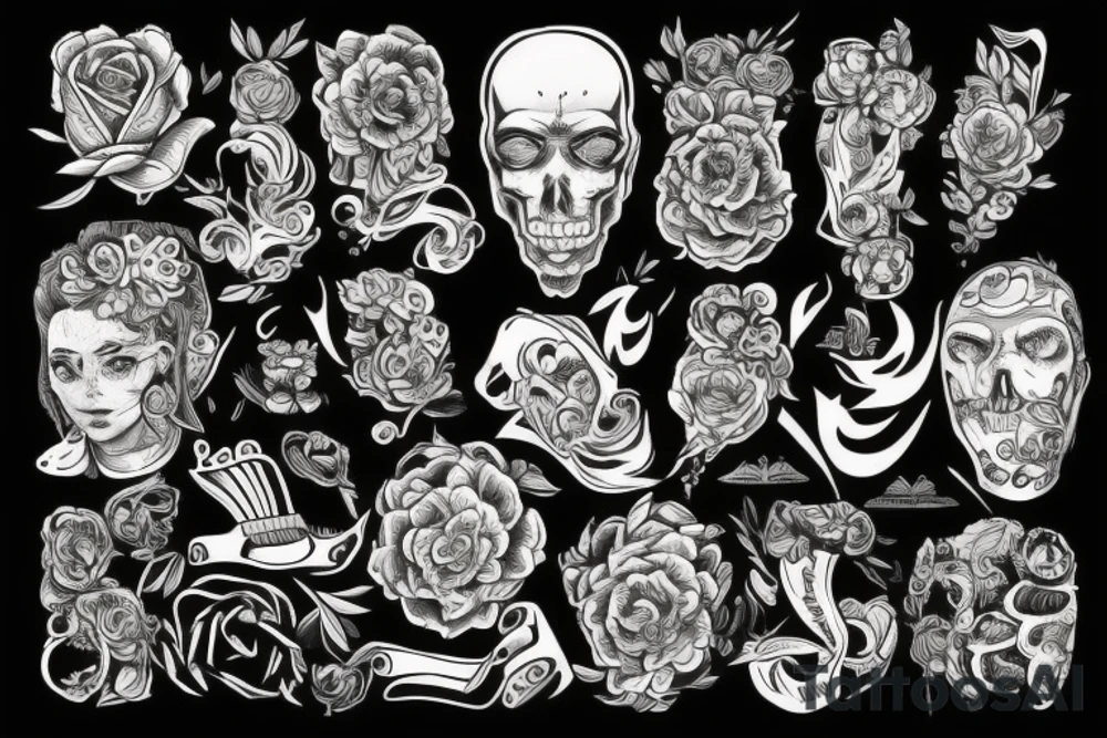 Воин во время дождя tattoo idea