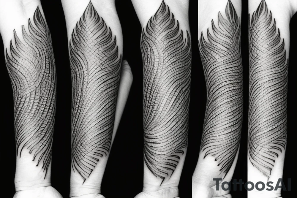 M & A fire tattoo idea
