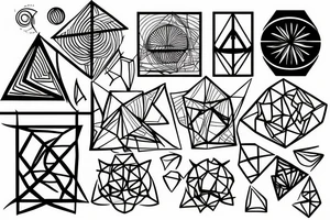 geometric tattoo idea