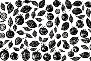 Tomato plant on a roof tattoo idea