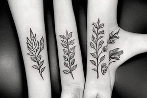 Tomato plant tattoo idea