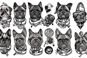 Dog in spaceship tattoo idea