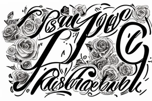 Two letters which is SS should be merge in one in together tattoo idea