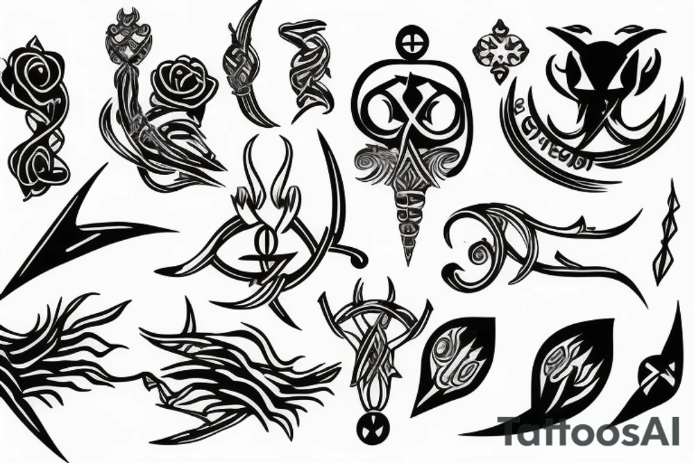 trident tattoo idea
