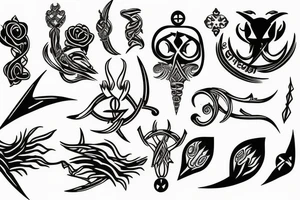 trident tattoo idea