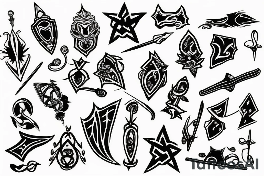 trident tattoo idea