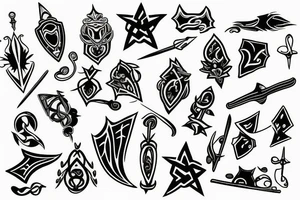 trident tattoo idea