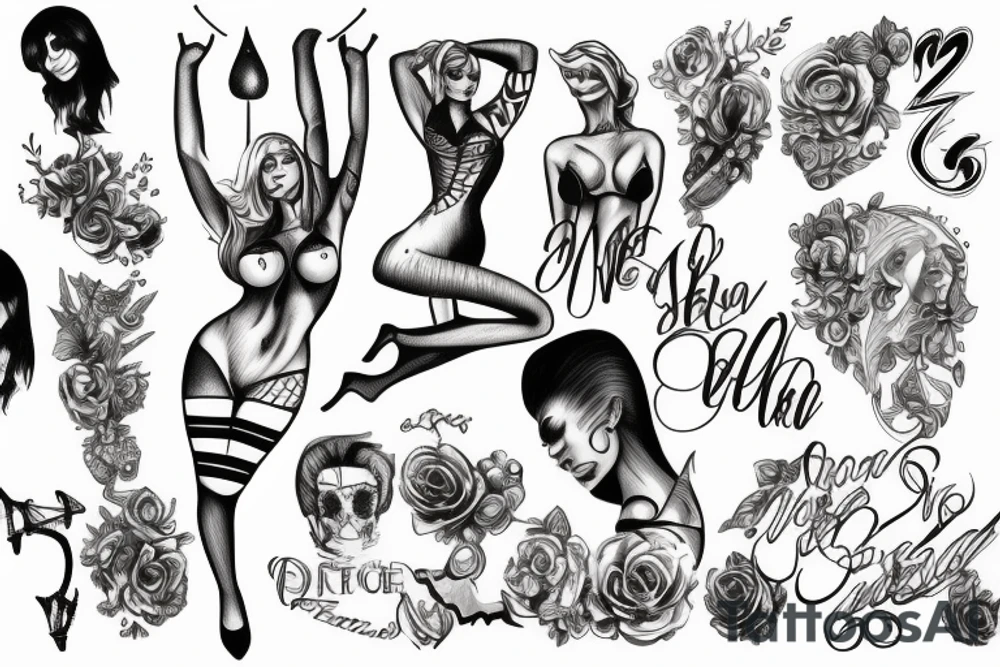Stripper tattoo idea