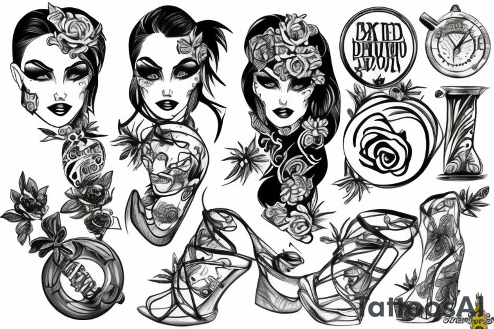 Stripper tattoo idea