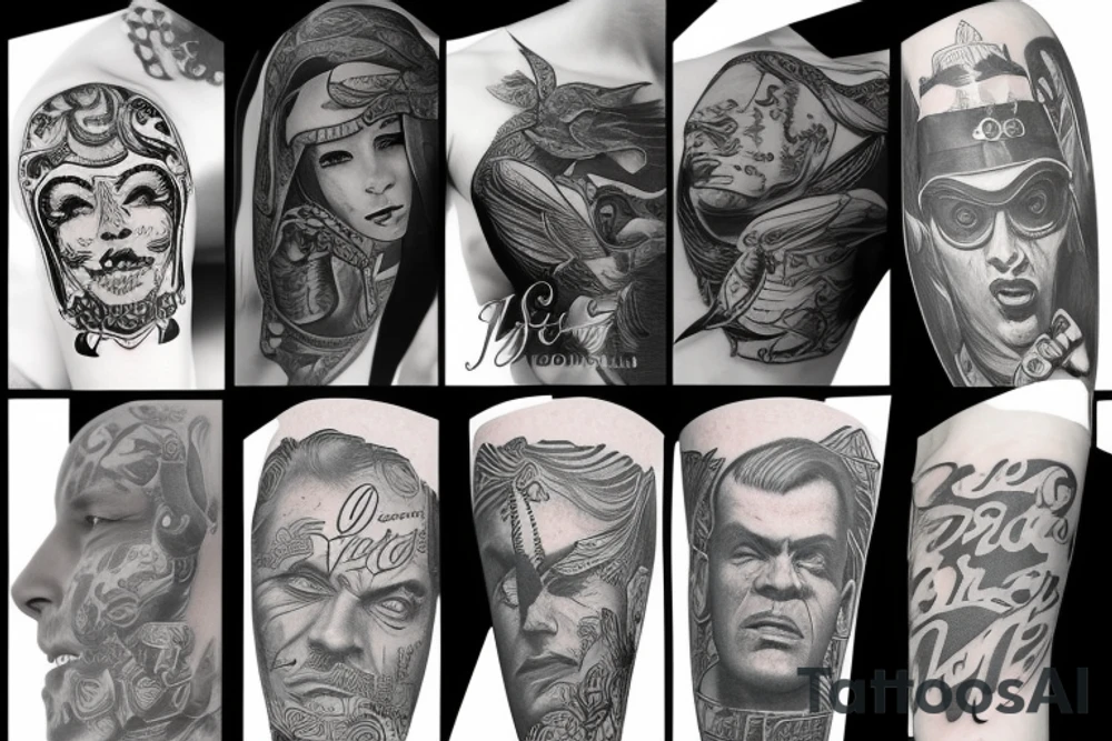 Gangster tattoo idea