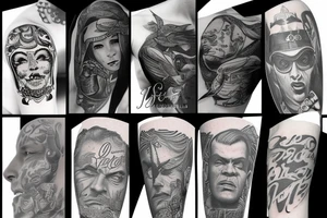 Gangster tattoo idea