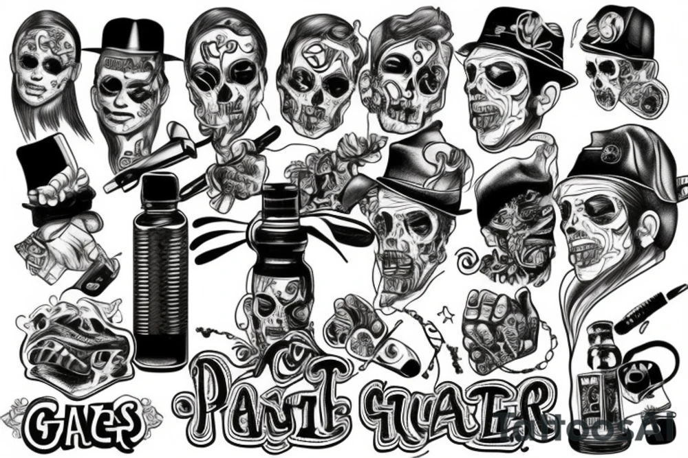 Gangster tattoo idea