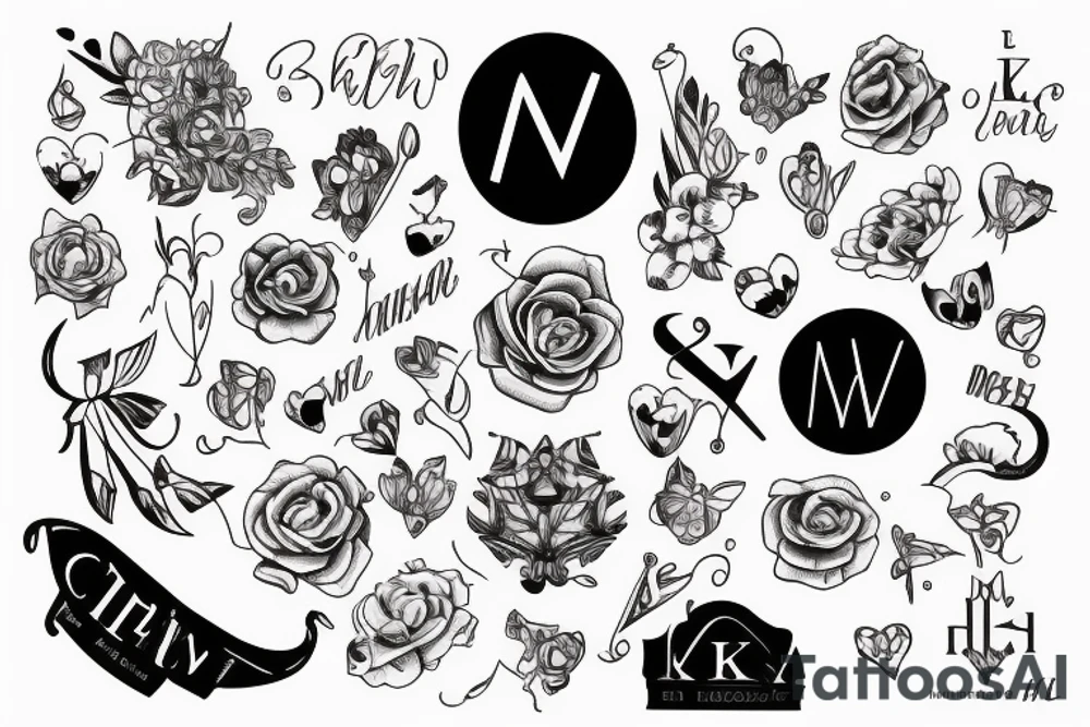 HKM initials tattoo idea