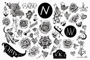HKM initials tattoo idea