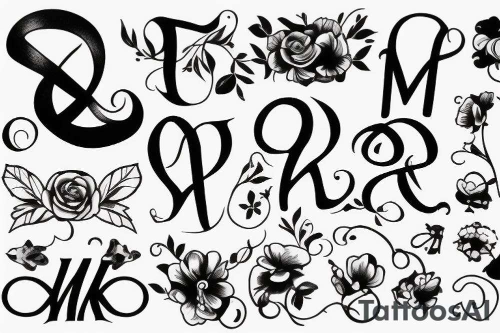 HKM initials tattoo idea