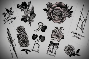 initials HKM tattoo idea