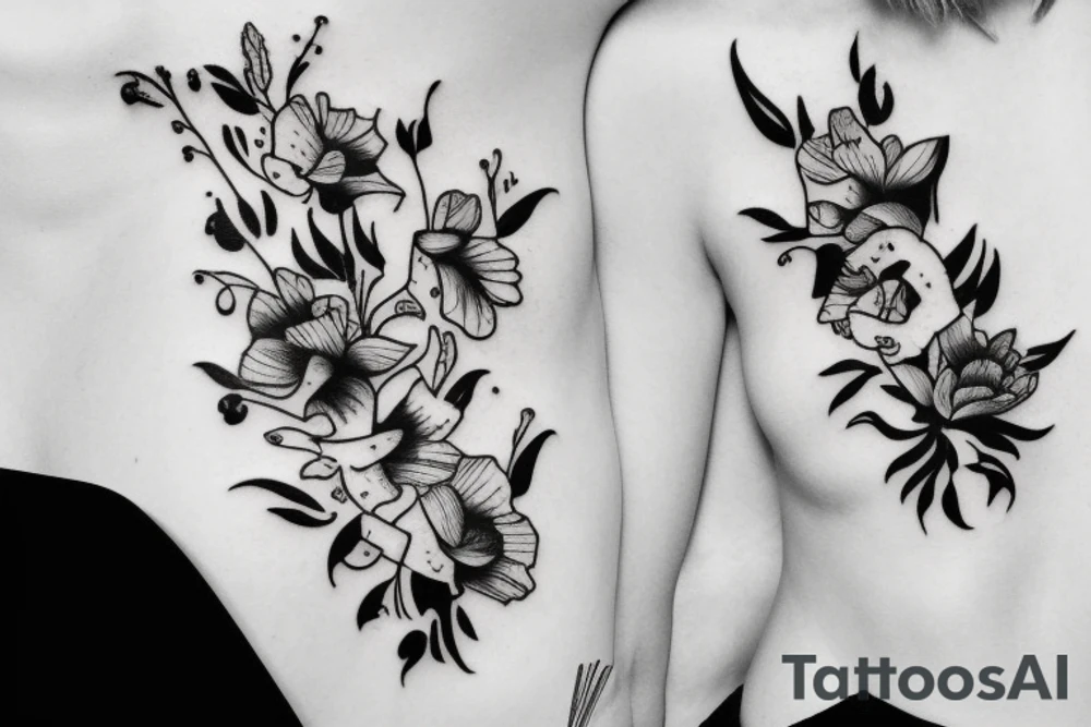 initials HKM tattoo idea