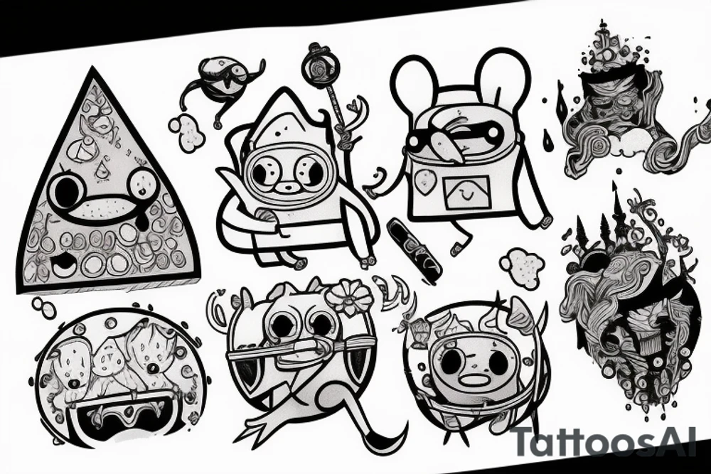 adventure time tattoo idea