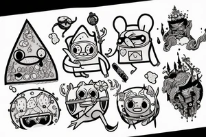 adventure time tattoo idea