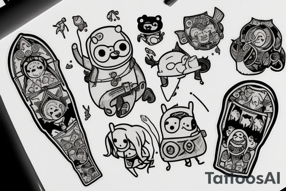 adventure time tattoo idea