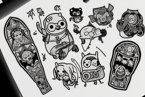 adventure time tattoo idea