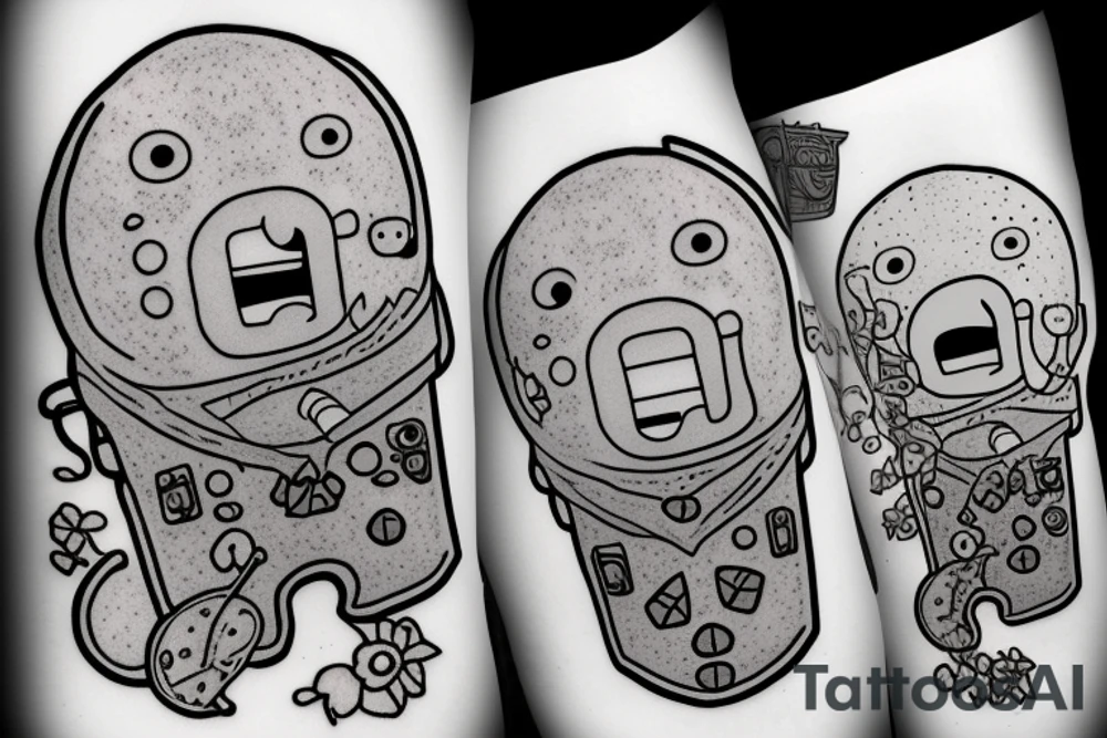 adventure time bmo tattoo idea