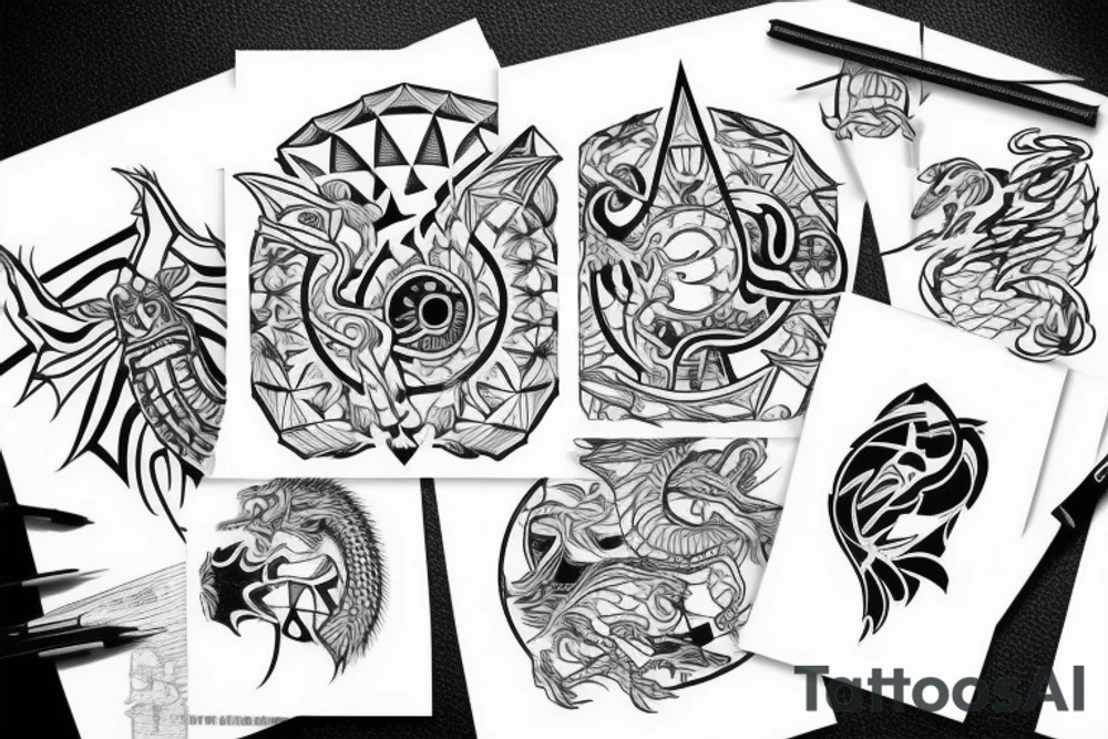 Dragon tattoo idea