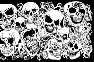 Scary death tattoo idea