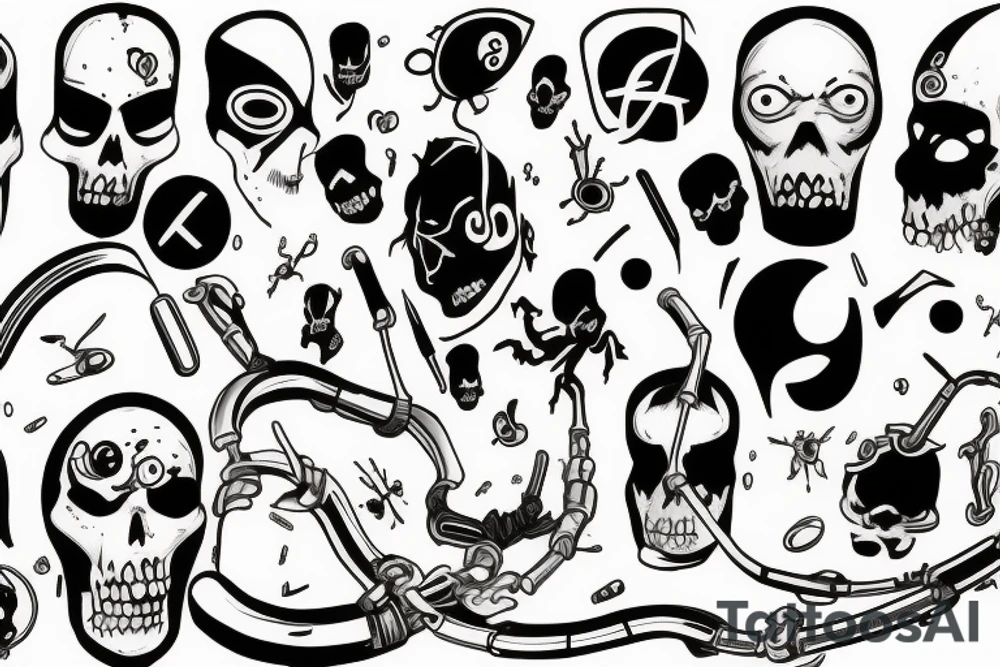 Half life and half death tattoo idea