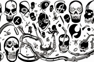 Half life and half death tattoo idea
