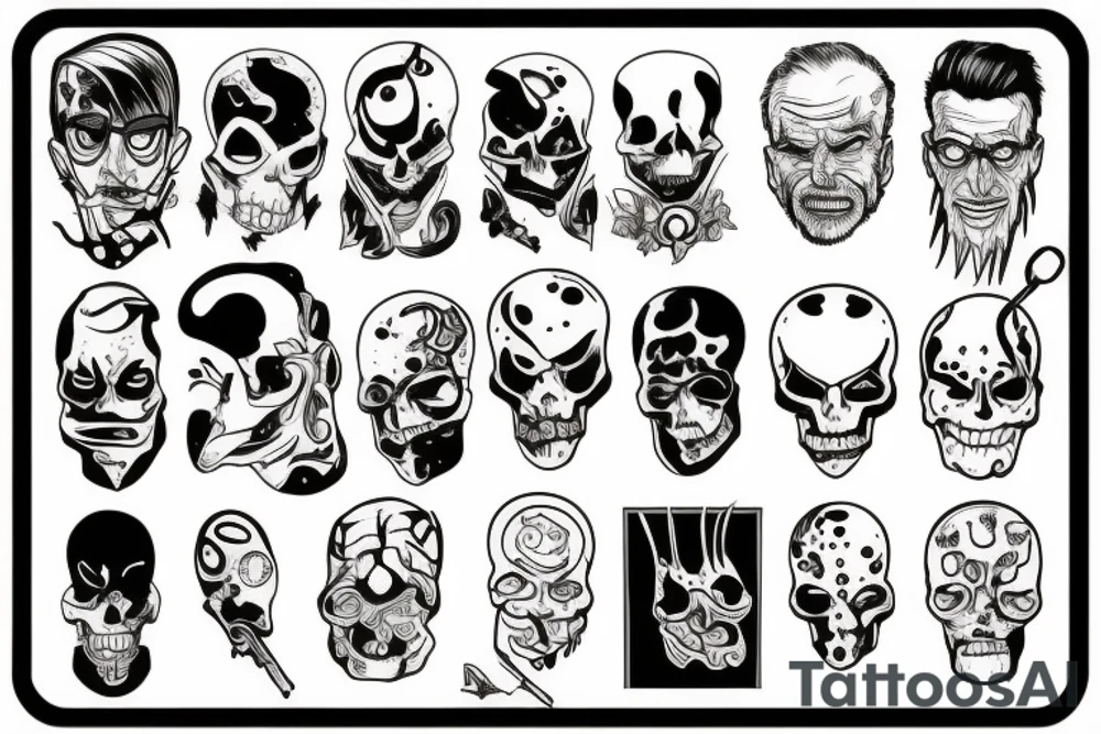 Half life and half death tattoo idea