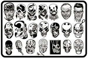 Half life and half death tattoo idea