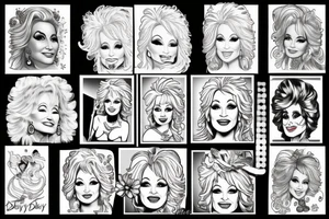 Dolly parton tattoo idea