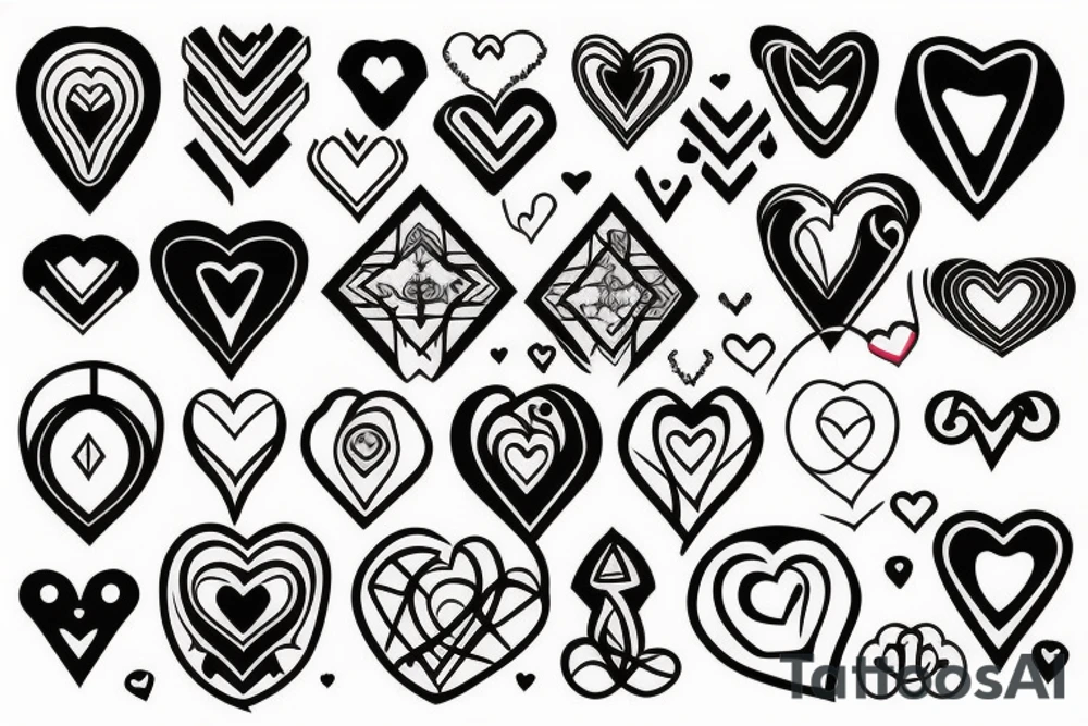Heart tattoo idea