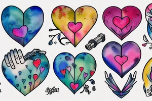 Heart tattoo idea