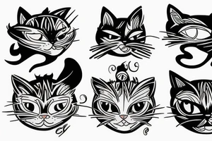 Angry cat tattoo idea