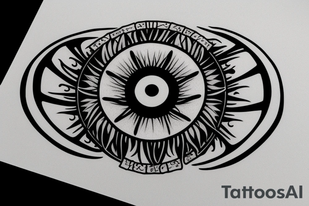 Itachi sharingan tattoo idea