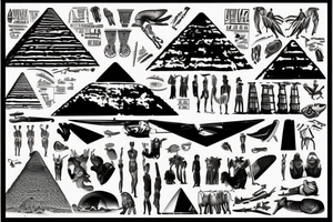 the great pyramid of Giza tattoo idea