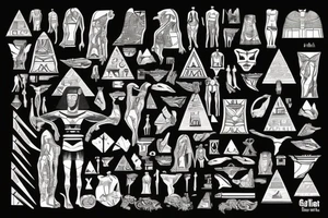 the great pyramid of Giza tattoo idea