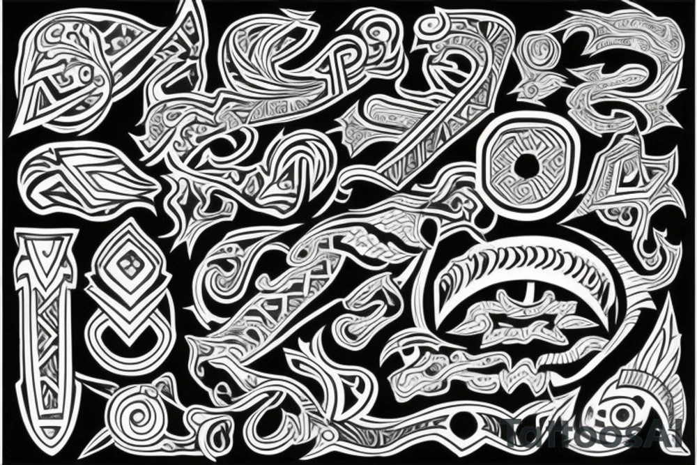 Number 7 tattoo idea