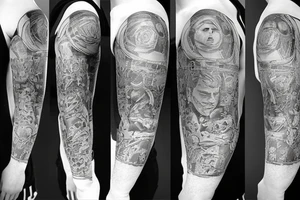 A man with a bottle tattoo idea