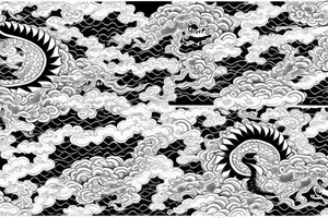 repeating Seigaiha , Asanoha, Kikkô, Tatewaku japan pattern
 buddhist temple   Waves
Black and gray Tattoo
Dragon
Wolf tattoo idea